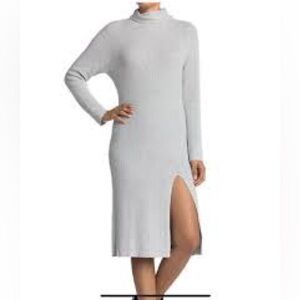 Abound Light Gray Long Sleeve Sweater Dress